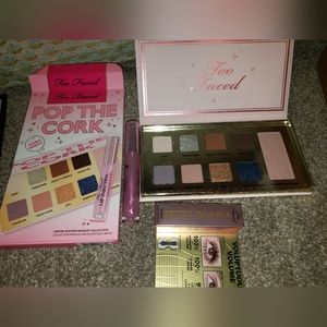 Too Faced Bundle Shadow/Mascara/Brush Set!